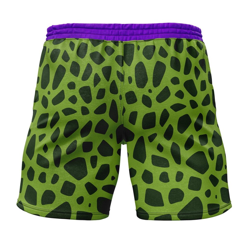 Cell Dragon Ball Z Gym Shorts - Image 3