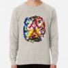 ssrcolightweight sweatshirtmensoatmeal heatherfrontsquare productx1000 bgf8f8f8 1 - Dragon Ball UK Store